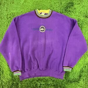 90s Purple Cape May, New Jersey Heavy Duty Sweatshirt Sz 2XL Vintage VTG